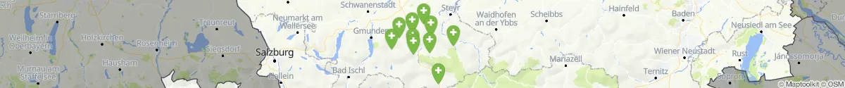 Kartenansicht für Apotheken-Notdienste in der Nähe von Sankt Pankraz (Kirchdorf, Oberösterreich)